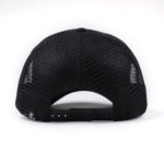 TIGER WINGS BLACK TRUCKER HAT WITH BLACK EMBROIDERY